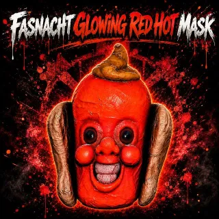 Glowing Red Hot Mask