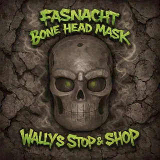 Fasnacht Bone Head Mask