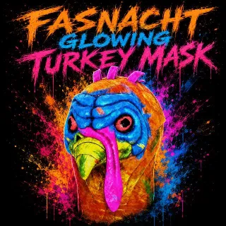 Glowing Turkey Mask