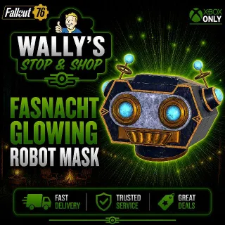 Glowing Robot Mask