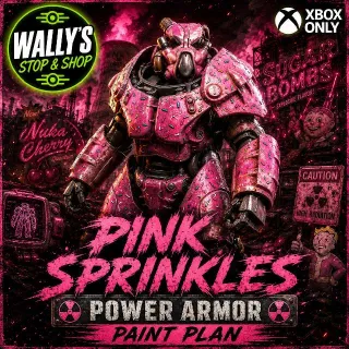 Pink Sprinkles Power Armor Paint