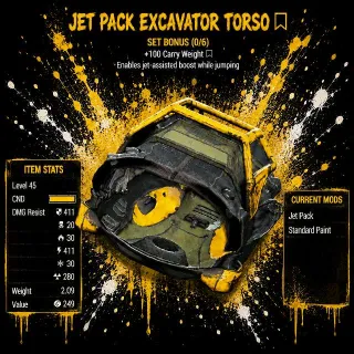 Jet Pack Excavator Torso