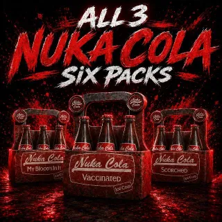 All 3 Nuka Cola Six Packs