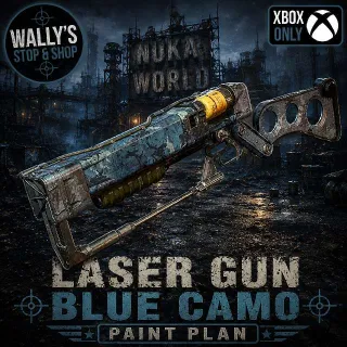 Laser Gun Blue Camo Paint