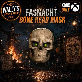 Fasnacht Bone Head Mask