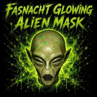 Glowing Alien Mask