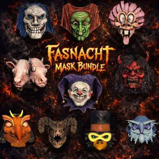10 Fasnacht Mask Bundle