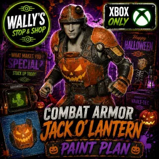 Combat Armor Jack O' Lantern Paint