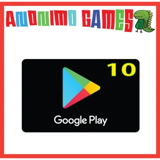 $ 10.00 USD Google Play