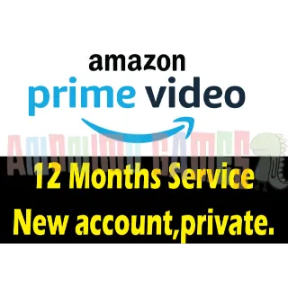 Amazon prime video 12 Months Services PRIVATE Account OFFER! NEW ACCOUNT