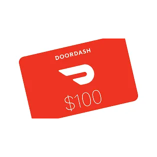 $100.00 USD DoorDash  100 USD USA Doordash GIFT CARD OFFER!