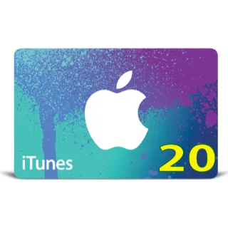 $20.00 USD Apple US ONLY