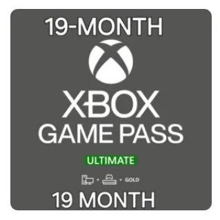 Xbox Game Pass Xbox Game Pass Ultimate - 19 Month GLOBAL SPECIAL OFFER!