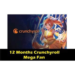 12 Months Crunchyroll Mega Fan OFFER!