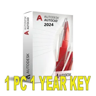 Autodesk AutoCAD 2024 1PC 1 Year KEY i will send ASAP the original KEY