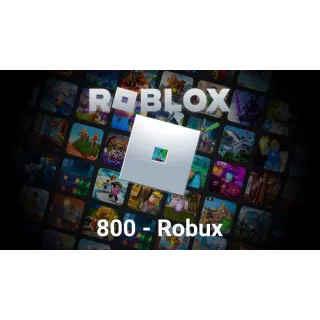 800 RUBUX GLOBAL CODE ROBLOX 800 AUTODELIVERY 24/7