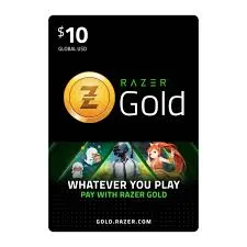 $10.00 USD Razer Gold Razer Gold Global PIN 10$ Stockeable 6 Months 