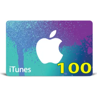 $100.00 USD Apple ITunes Gift Card 100$ USD (USA)