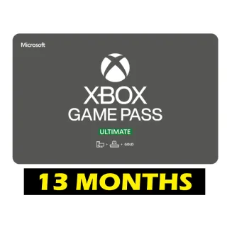 Xbox Game Pass Ultimate 13 Months  for Console PC Xbox Series X Series S Xbox One Account