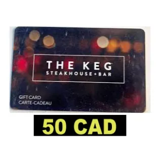 $50.00 CAD Other The Keg Steakhouse + Bar $50 CAD send ASAP!