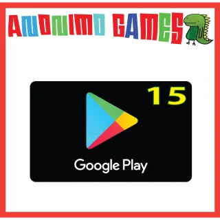 $ 15.00 USD Google Play