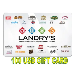 Landry's Multibrand 100 USD GIFT CARD SPECIAL OFFER!