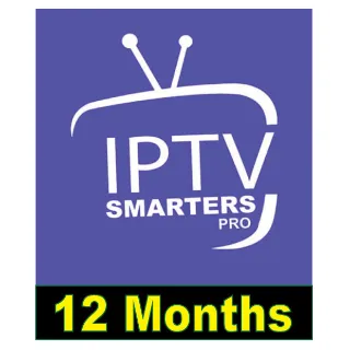 IPTV SMARTERS PRO 12 MONTHS  IPTV Service OFFER!