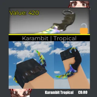 Counter Blox - Karambit Tropical