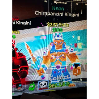 Neon CHIMPANZINI KINGINI 