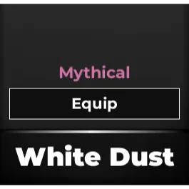 1x White Dust