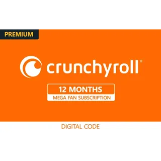 Crunchyroll Premium Mega Fan 12 Months (Global)