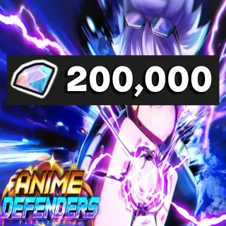 200,000 GEMS | ANIME DEFENDERS