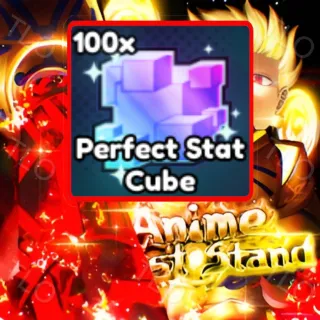 100X PERFECT STAT CUBE | ANIME LAST STAND