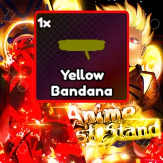 YELLOW BANDANA | ANIME LAST STAND