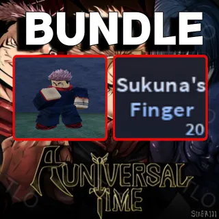 KING OF CURSES (SUKUNA) + 20 SUKUNA FINGER | A UNIVERSAL TIME (AUT)