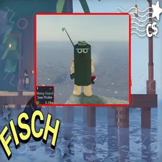 SHINY GIANT PICKLE RICK | FISCH