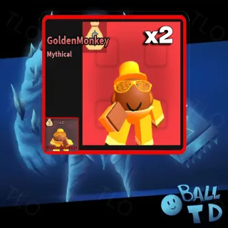 2X GOLDEN MONKEY BALL TOWER DEFENSE