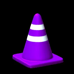 Traffic Cone | Purple