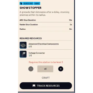 ARC Raiders | Showstopper - Blueprint  