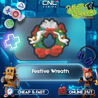 Festive Wreath - Bee Swarm Simulator