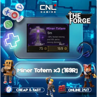 The Forge > Miner Totem x3 [169R] 