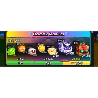 Blox Fruits - Chromatic Gacha Box x10