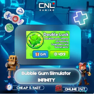 Bubble Gum Simulator INFINITY > Double Luck [529R] 
