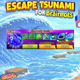 x10 Lucky Block - 888R [Escape Tsunami For Brainrots]
