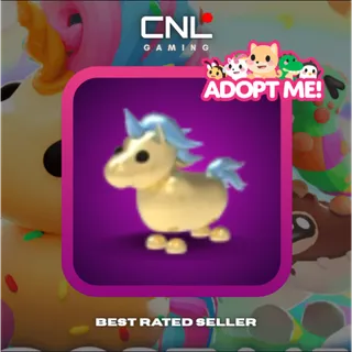 1x Golden Unicorn - N [Adopt Me]