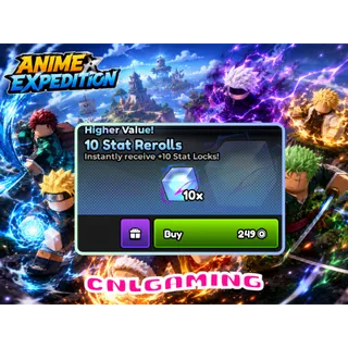 Anime Expeditions | 10 Stat Reroll | 249R