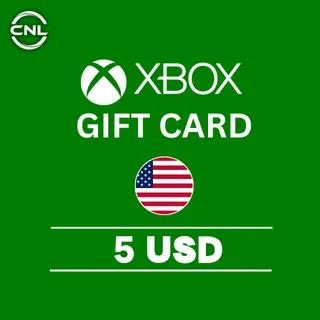 $5 USD Xbox Gift Card US