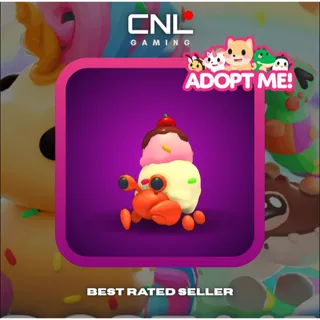 1x Ice Cream Hermit Crab - Normal [Adopt Me]