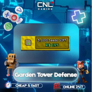 Garden Tower Defense > 5000 Seeds [195R] 
