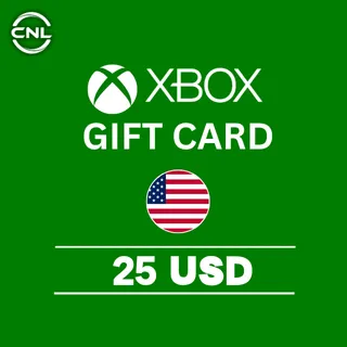 $25 USD Xbox Gift Card